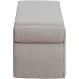 Light & Living Bež klop iz tkanine bouclé Nafya – | Shoptok.si