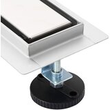 Tuš kanal 2-u-1 sa 360° sifonom Srebrno 70 cm | shoptok.hr
