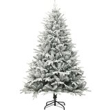 vidaXL Umjetno božićno drvce s rasvjetom i setom kuglica Zelena 180 cm | shoptok.hr