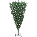  Odljeveni Umjetni Božićni Drvo s Lopticama Zelena 210 cm PVC | shoptok.hr