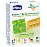 Chicco Natural Colored and Perfumed Stickers nalepke proti insektom 3 y+ 12 kos | Shoptok.si