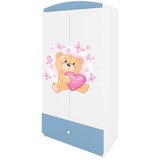 HAPPYKIDS Garderobni ormar Dreamy medvjedić Plava | shoptok.hr