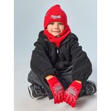 Sinsay Komplet: kapa, šal ovratnik i rukavice s primjesom viskoze Spider-Man | shoptok.hr