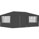  Profesionalen vrtni šotor s stranicami 4x6 m antraciten 90 g/m² | Shoptok.si