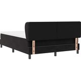  s opruga kutije s uzglavljem Crna 140 x 190 cm Baršun | shoptok.hr