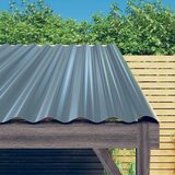 vidaXL Strešne plošče 12 kosov prašno premazano jeklo sive 80x36 cm | Shoptok.si