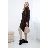 Kesi Brown zip-up hoodie | Shoptok.si