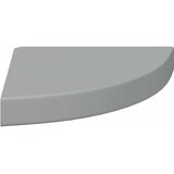  Plutajuća kutna polica siva 25 x 25 x 3,8 cm MDF | shoptok.hr