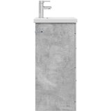  Kupaonski umivaonik s sudoperom Betonska siva 42 x 40 x 84,5 cm | shoptok.hr
