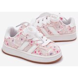 Boto Shiny Girls Sports Shoes With Hearts Pink Tessina | shoptok.hr