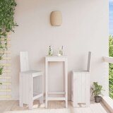 vidaXL barski stolci 2 kom bijeli 40 x 42 x 120 cm od masivne borovine | shoptok.hr