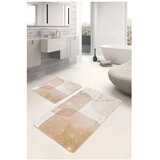 Mila Home Bež žametne kopalniške preproge v kompletu 2 ks 60x100 cm – | Shoptok.si