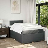  Krevet box spring s madracem tamnosivi 120 x 190 cm tkanina | shoptok.hr