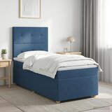  Boxspring krevet s madracem Plava 80 x 200 cm Tkanina Cijene