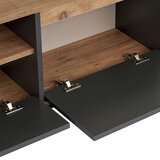 Kalune Design Antracitno siva TV komoda 160x42x30 cm Sentinel – | shoptok.hr