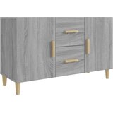 Maison Chic Komoda - Predalnik siva sonoma 100x36x60 cm konstruiran les, (21717814) Cene