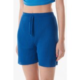 Dewberry 27145 Ribbed Drawstring Jersey Shorts-SAKS | Shoptok.si