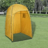 vidaXL šotor za tuširanje, wc in preoblačenje rumene barve
