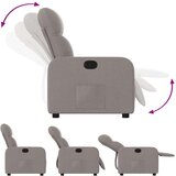 vidaXL Naslanjač taupe blago, (20929141) | Shoptok.si