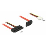Delock adapter SATA 7pin+4pin floppy- 1x SATA 22pin 30cm 84852, (21027989) Slike