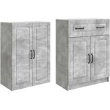  Set ormara 2 kom. Betonska siva Konstruirano drvo | shoptok.hr
