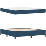 Postelja z vzmetnico Modra in črna 180 x 200 cm | Shoptok.si