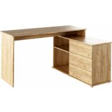 Kondela Univerzalna vogalna računalniška miza, hrast artisan, TERINO | Shoptok.si