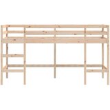  Dječji krevet na kat s ljestvama 90x190 cm masivna borovina | shoptok.hr