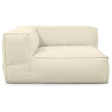 SLOWDOWN Kremno bela vreča za sedenje iz tkanine bouclé Mass Corner 150 Left – | Shoptok.si