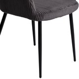 MID.YOU NASLANJAČ, les, kovina, tekstil siva | Shoptok.si