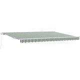  Povlačivi tende Zelena i bijela 450 x 300 x 165 cm | shoptok.hr