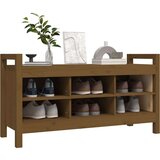  Klupa za hodnik boja meda 110x40x60 cm od masivne borovine | shoptok.hr
