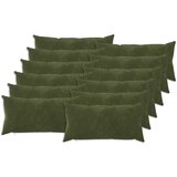  Jastuk s jastukom HEERLEN 12 kom. Zelena Mikrofibra Flis - Zelena 40 x 80 cm 12 | shoptok.hr