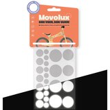 Movolux visoko odsevne nalepke Hot Dot, bele Cene