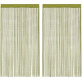  Končane Zavjese 2 kom 100x250 cm Zelene | shoptok.hr