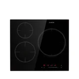 Delicatessa 3, indukcijska kuhalna plošča, 3 plošče, 5800 W, steklokeramika, črna