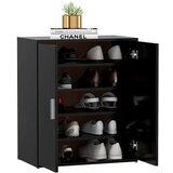 vidaXL Omarica za čevlje črna 60x35x70 cm iverna plošča | Shoptok.si