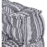  Modularni kauč Prugasti 2 pcs Siva 70 x 70 x 54 cm tkanina | shoptok.hr