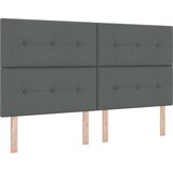  Krevet s opružnom podlogom s madracem i klupom tamnosiva 180x200 cm tkanina | shoptok.hr