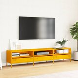 TV ormarić senf žuta 202x39x43,5 cm hladno valjani čelik Slike
