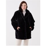 LC Waikiki Women's Jacket Collar Plain Fur Coat | shoptok.hr
