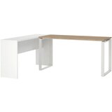 MID.YOU KOMBINIRANA PISALNA MIZA leseni material bela, barve hrasta | Shoptok.si