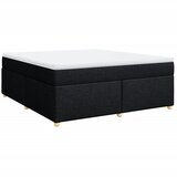  Krevet s oprugama i madracem crni 180x200 cm od tkanine | shoptok.hr