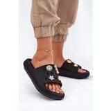 VINCEZA Ladies Foam Slippers With Pins Black 76055 Cijene