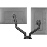 Solid Dual black stolni nosač za monitor 33 cm (13") - 88,9 cm (35") crna podesiv po visini, nagibni + rotir
