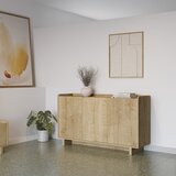 Marckeric Komoda u dekoru hrasta u prirodnoj boji 140x80x40 cm Daira – | shoptok.hr