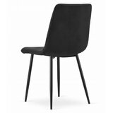  Stolica TURIN - crni baršun x 4 | shoptok.hr