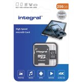 Integral Spominska kartica MicroSDHC/XC V30 UHS-I U3 visoke hitrosti 256 GB, (5000310076) Slike