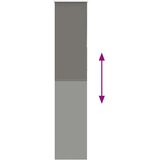 vidaXL Rolo zavjesa Blackout siva 55x210 cm Širina tkanine 50,7 cm | shoptok.hr