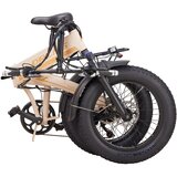 ORLMS S9F zložljivo električno kolo, 20" fat bike, 48V 13Ah baterija, bež, (5000255635) | Shoptok.si